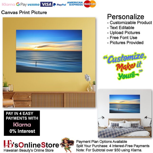 Sunset Beach Canvas Print Picture 14 Leinwanddruck (Sunset Beach Canvas Print Picture 14.
)