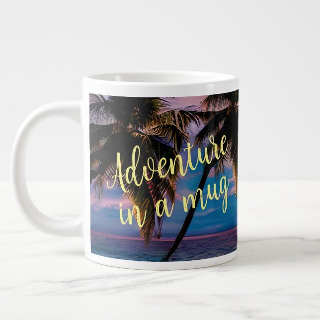 Sunset Beach moderne tasse de café aventure person (Gauche)