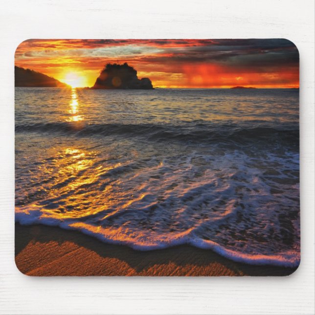 Sunset Beach Mouse Pad Mousepad (Vorne)