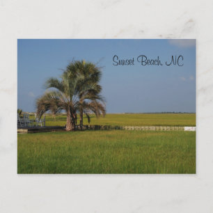 Sunset Beach North Carolina Postcard Postkarte