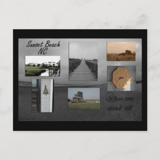 Sunset Beach North Carolina Postcard Postkarte
