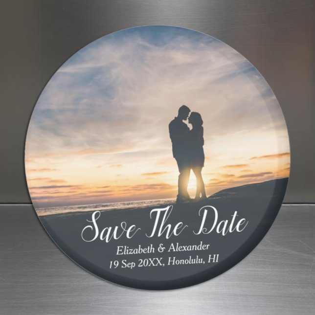 Sunset Beach Save the Date Magnet (Von Creator hochgeladen)