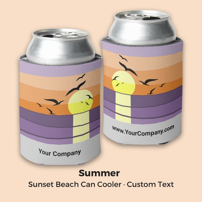 Sunset Beach - Sommerveranstaltung - Brand Dosenkühler (Sunset Beach - Summer Event - Branded Can )