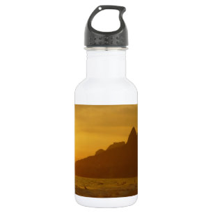 Sunset Beach Tropical Ocean Water Peace Liebe Sand Trinkflasche