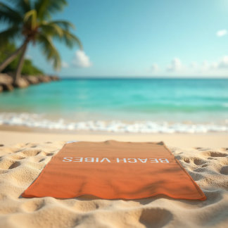 Sunset Beach Vibes - Modernes Design Strandtuch