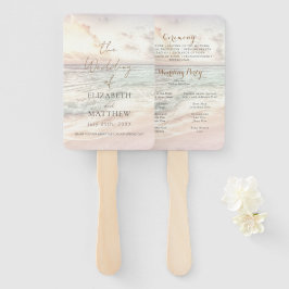 Sunset Beach Wedding  Fächer