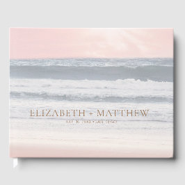 Sunset Beach Wedding | Oceanside Wedding Gästebuch
