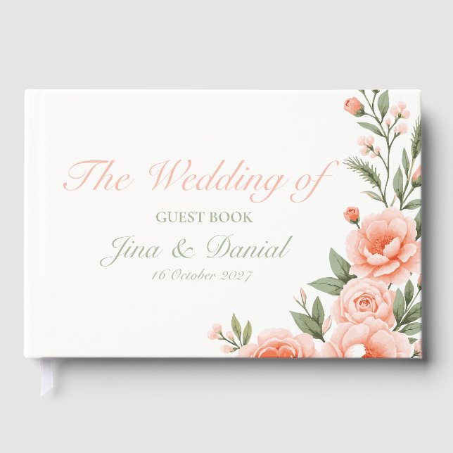 Sunset Bloom Gästebuch (Vorderseite)