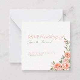 Sunset Bloom Mitteilungskarte