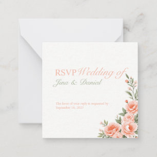 Sunset Bloom Mitteilungskarte