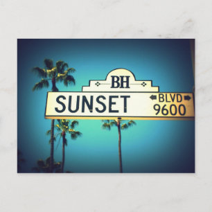 Sunset Blvd. Carte postale