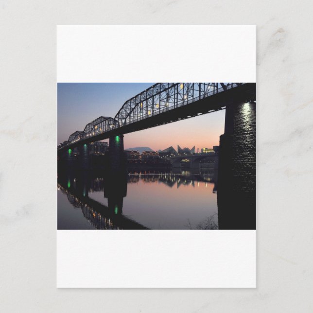 Sunset Bridge Postkarte (Vorderseite)