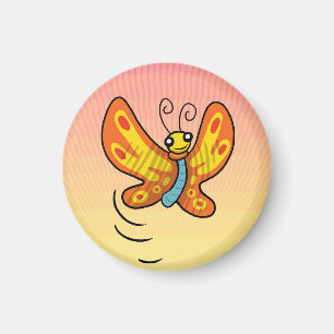 Sunset Buttah Fly Magnet