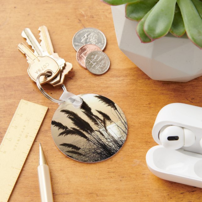 Sunset Button-Schlüsselanhänger Schlüsselanhänger (Schreibtisch)