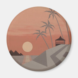 SUNSET CABANA-Magnet Magnet