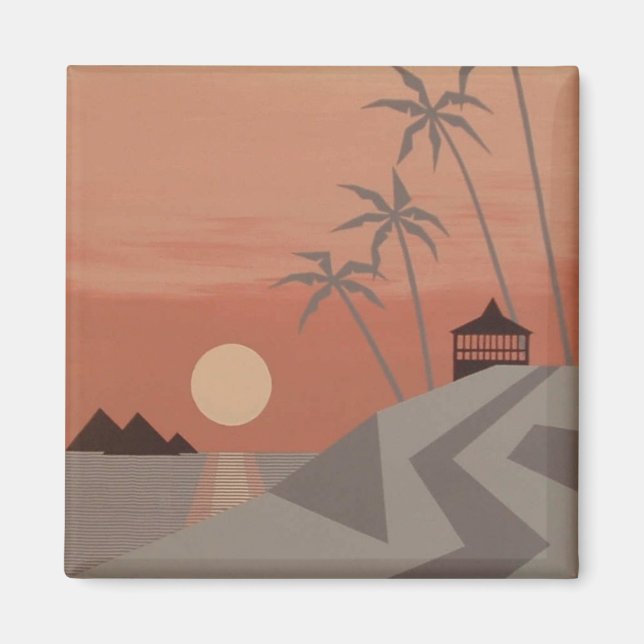 SUNSET CABANA-Magnet Magnet (Vorne)