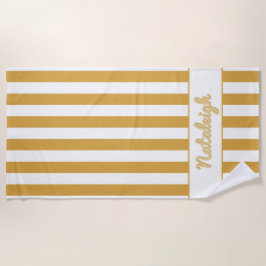 Sunset Cabana Stripe Strandtuch