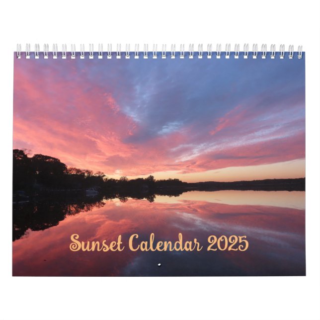 Sunset Calendar 2025 Kalender (Titelbild)