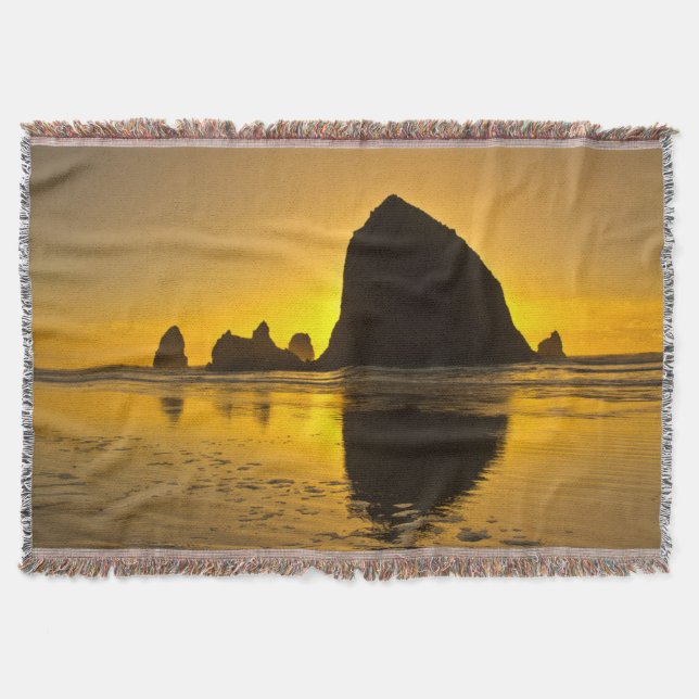 Sunset, Cannon Beach, Oregon, USA Decke (Vorderseite)
