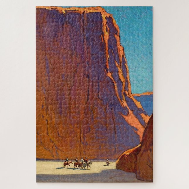 "Sunset Canyon de Chelly" von Edgar Payne (Vertikal)
