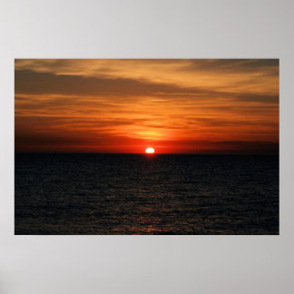 Sunset Cape May Sunset Beach Poster