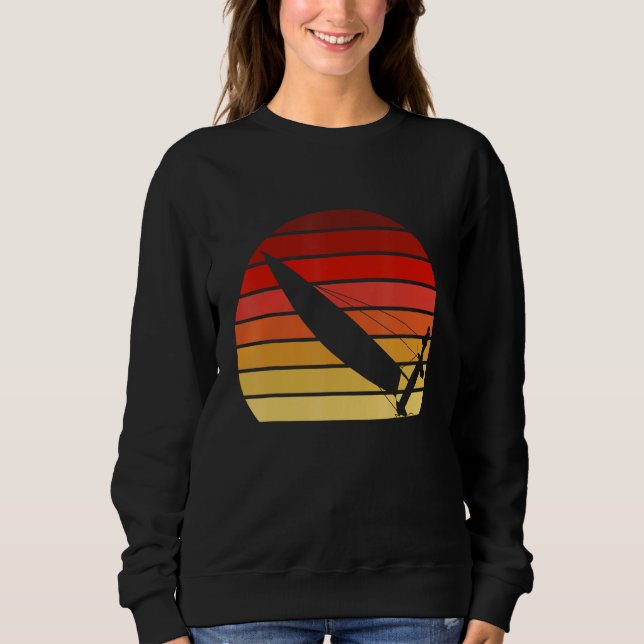 Sunset Catamaran Sailing Sweatshirt (Vorderseite)