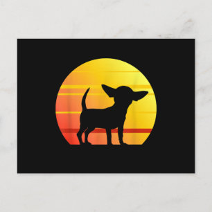 Sunset Chihuahua Postkarte