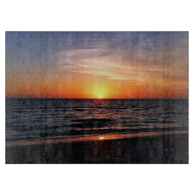 Sunset Clearwater Beach Schneidebrett (Vorderseite)