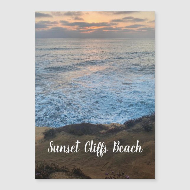 Sunset Cliffs Beach Magnet (Devant)