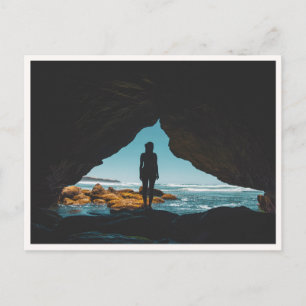 Sunset Cliffs Cave San Diego Point Loma Strand Postkarte