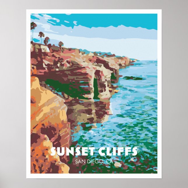 Sunset Cliffs Poster (Vorne)