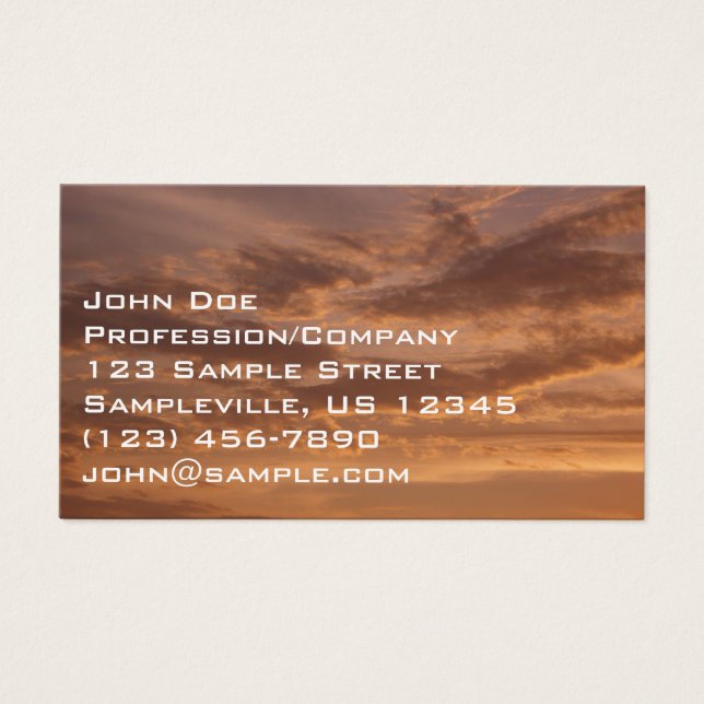 Sunset Clouds II Pastel Nature Abstraite (Devant)