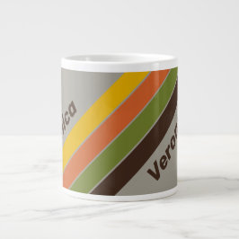 Sunset Clover Streifen mit Namen Jumbo-Tasse