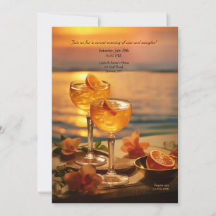 Sunset-Cocktailparty Einladung