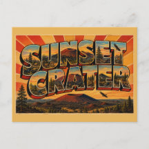 Sunset Crater Arizona Schlackenkegel Vulkan Kunst