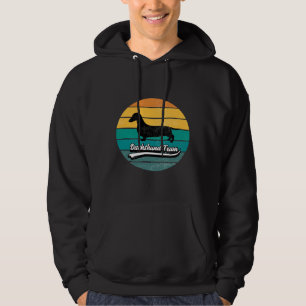 Sunset Dackel Team Hund Rasse Lover Silhouette Hoodie