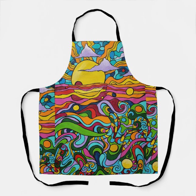 Sunset Daydream All-over Print-Schürze Schürze (Vorderseite)