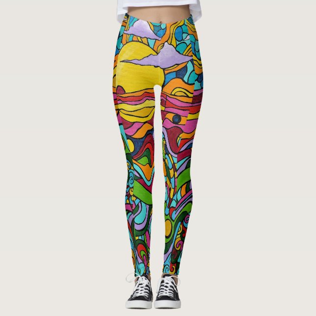Sunset Daydream Leggings (Vorderseite)