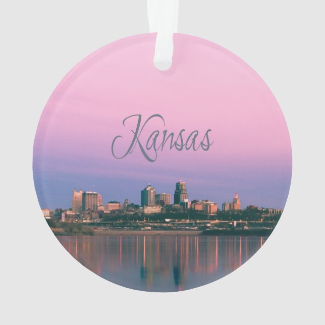 Sunset de la ligne Sky Line de Kansas City (dos)
