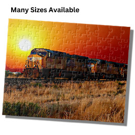 Sunset Diesel Lokomotive Train