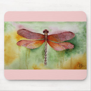Sunset Dragonfly Mousepad