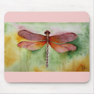 Sunset Dragonfly Mousepad