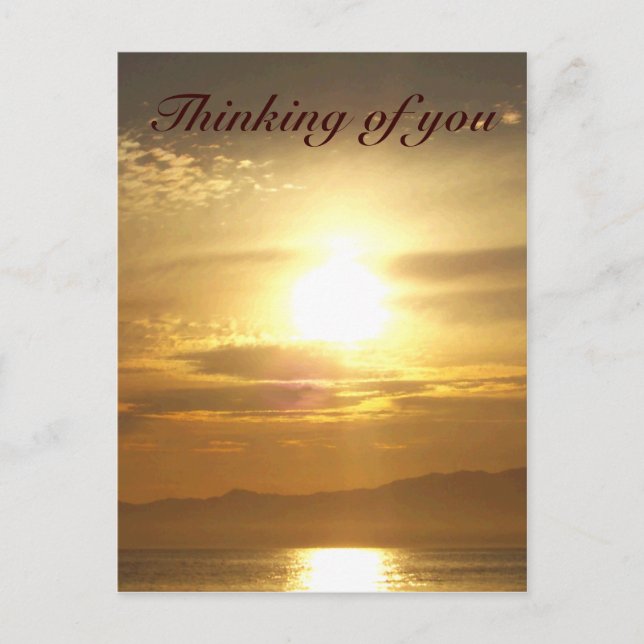 Sunset Dream_ Postkarte (Vorderseite)