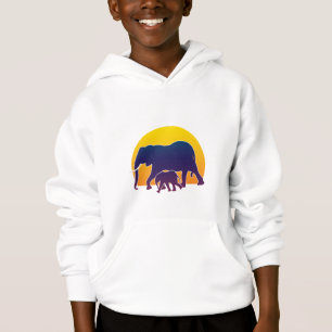 Sunset Elephants Hoodie