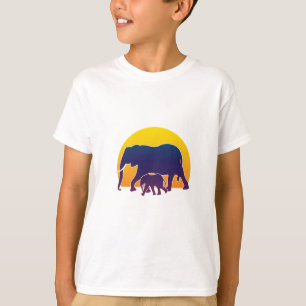 Sunset Elephants T-Shirt