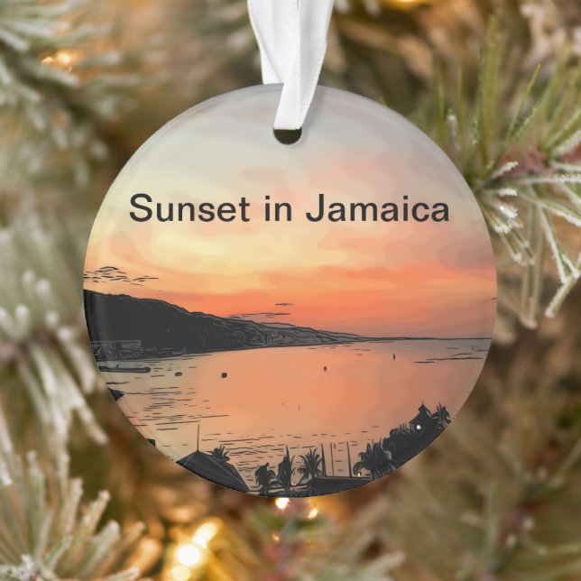 Sunset en Jamaïque (Arbre)