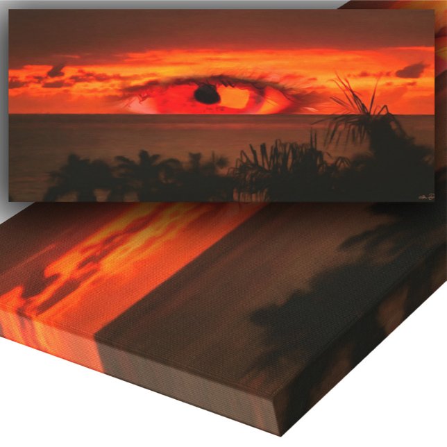 Sunset Eye 2106 Art Leinwanddruck (Von Creator hochgeladen)