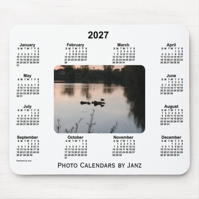 Sunset Foto Calendar von Janz Mousepad (Vorne)