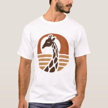 "Sunset Giraffe - Eine Bohemische Touch für Wildti
