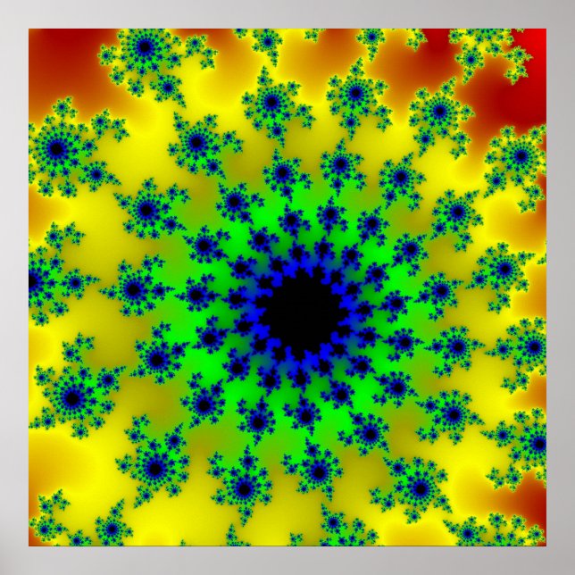 Sunset Green Eye Poster (Vorne)